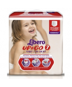 Libero Up&Go (7) 16-26кг 12шт Libero Up&Go (7) 16-26кг 12шт
