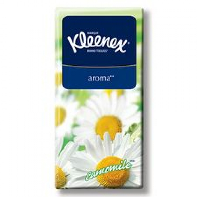 Носовые платки Клинекс ромашка кор 10*24