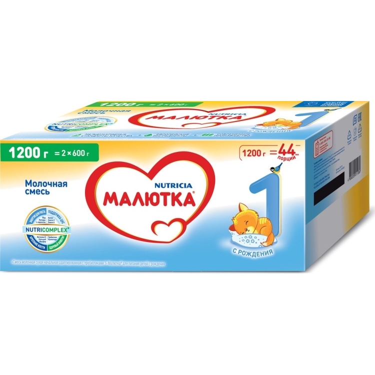 Малютка 1 Смесь 1200 гр. Nutricia