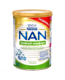 Nestle NAN Тройной Комфорт - молочная смесь 400г