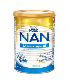 Nestle NAN Безлактозный - молочная смесь 400г