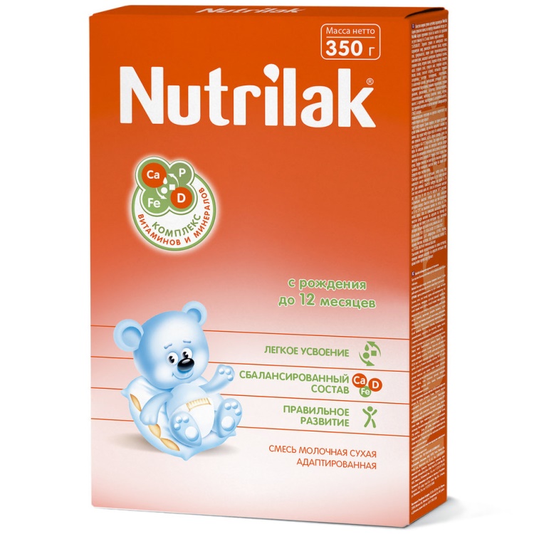 Nutrilak 0 Смесь 350 г. 0-12 мес.