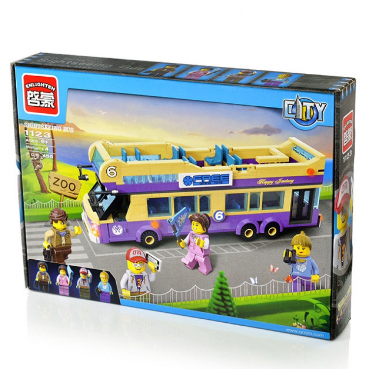 Конструктор "Автобус" Brick 455 деталей, в/к 41*29*6,5