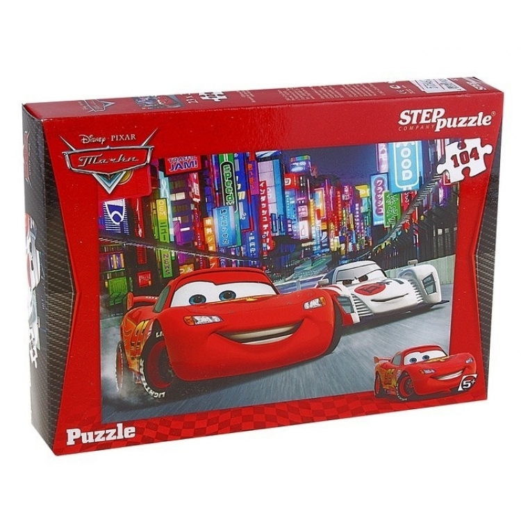 Пазл 104 DISNEY "Тачки-2" (картонные) 13,7*19,5*3,6 см