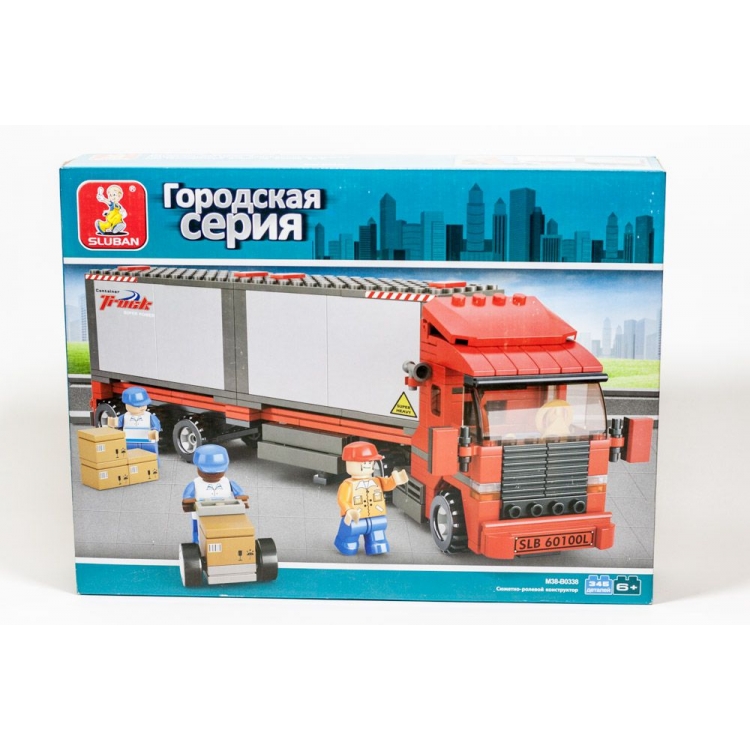 Конструктор "Грузовик" "Городская серия", 345 детали