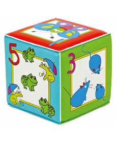 Мир Детства - Игрушка кубик с пищалкой "Учимся считать"