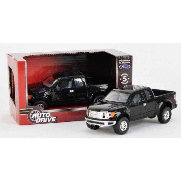 Форд F-150 1:32, инерц., пластиковая машинка, свет J10015