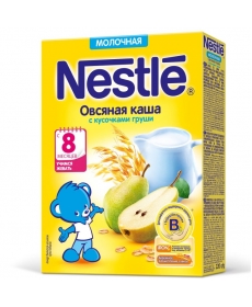 Nestle Каша Молочная Овсянка/Груша 220г