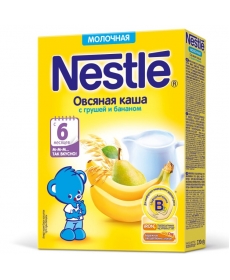 Nestle Каша Молочная Овсянка/Груша/Банан 220г