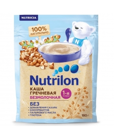 Каша безмолочная Nutrilon гречневая 180 грамм Каша безмолочная Nutrilon гречневая 180 грамм