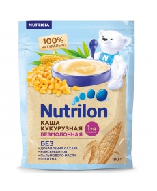 Каша безмолочная Nutrilon кукурузная 180 грамм Каша безмолочная Nutrilon кукурузная 180 грамм