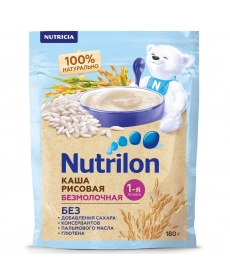 Каша безмолочная Nutrilon рисовая 180 грамм Каша безмолочная Nutrilon рисовая 180 грамм