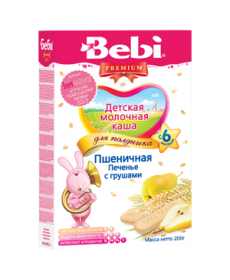 Bebi Молочная Каша - Печенье с грушей 200г