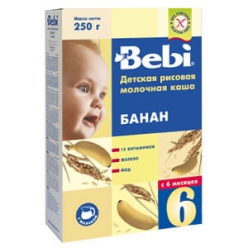 Bebi Молочная Каша Банан 250г