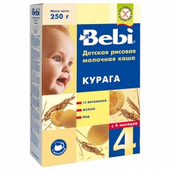 Bebi Молочная Каша Курага 250г