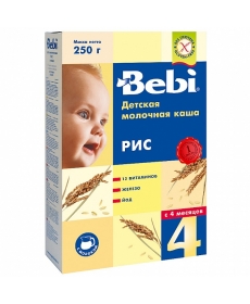 Bebi Молочная Каша Рис 250г