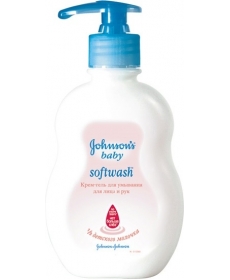 Johnson & Johnson Крем-мыло для умывания лица и рук 250мл Softwash