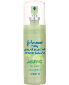 Johnson & Johnson Спрей детский защитный от комаров