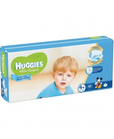 Huggies Ultra Comfort для мальчиков 4+ 10-16кг 68шт