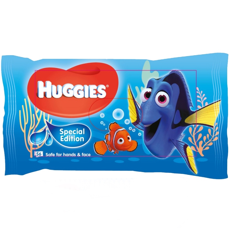 Huggies Влажные салфетки Elite Soft Disney Dory 56шт