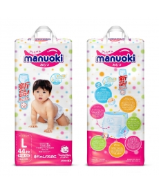 Подгузники-трусики MANUOKI L 9-14кг 44шт Подгузники-трусики MANUOKI L 9-14кг 44шт