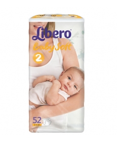 Libero Baby Soft EcoTech Mini 3-6кг 52шт