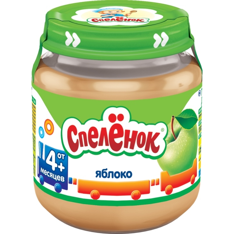 Спелёнок пюре Яблоко - 125г стекло
