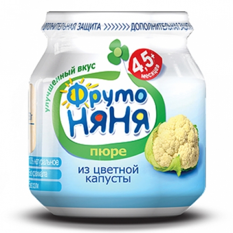 ФрутоНяня Пюре 80г Цветная капуста