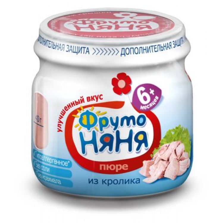 ФрутоНяня Пюре 80г Цыпленок