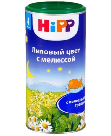 HIPP Чай 200г Липовый цвет/Мелиса