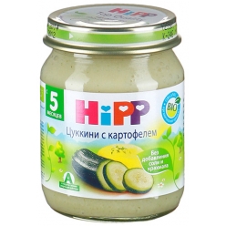 HIPP Пюре 125г Цуккини/Картофель