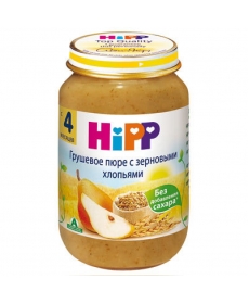 HIPP Пюре 190г Груша/Зерновые хлопья