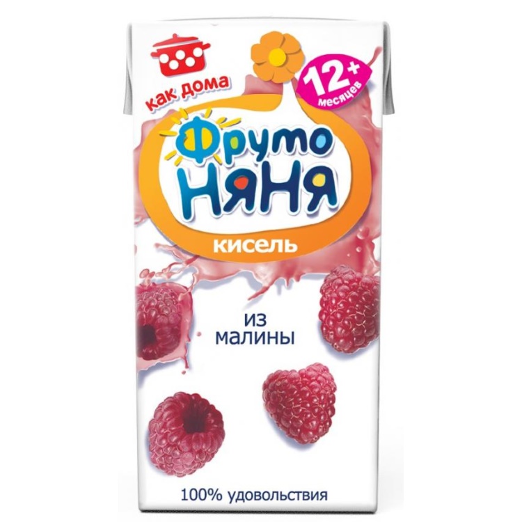 ФрутоНяня 0,2л Кисель из малины