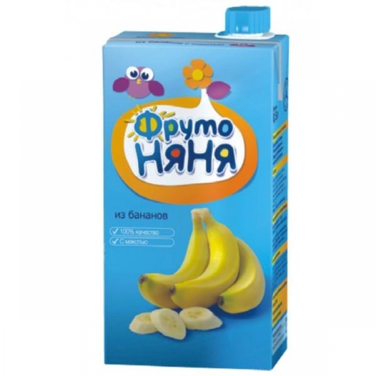 ФрутоНяня 0,5л Нектар банан/мякоть
