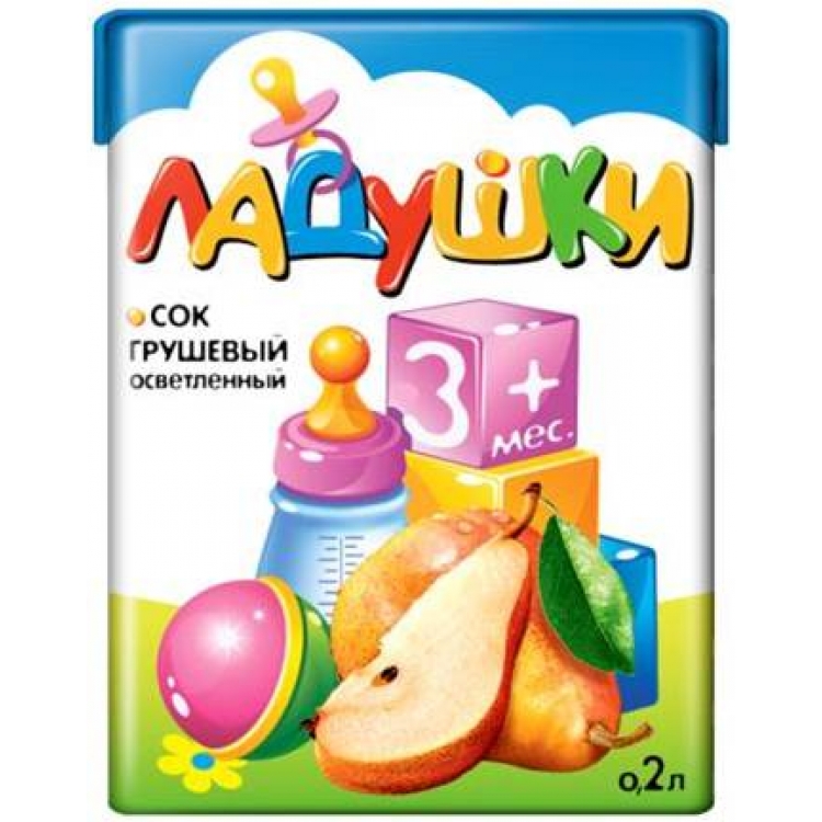 Ладушки 0,2л Сок Груша