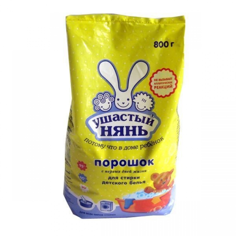 УШАСТЫЙ НЯНЬ Стиральный порошок 800г