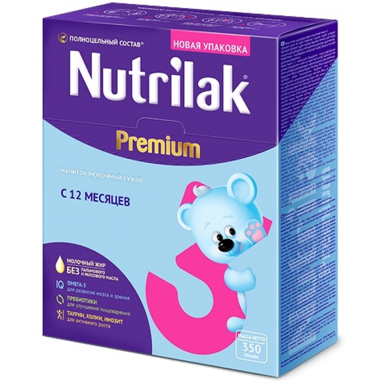 Nutrilak Premium 3 350г. 12+ мес.