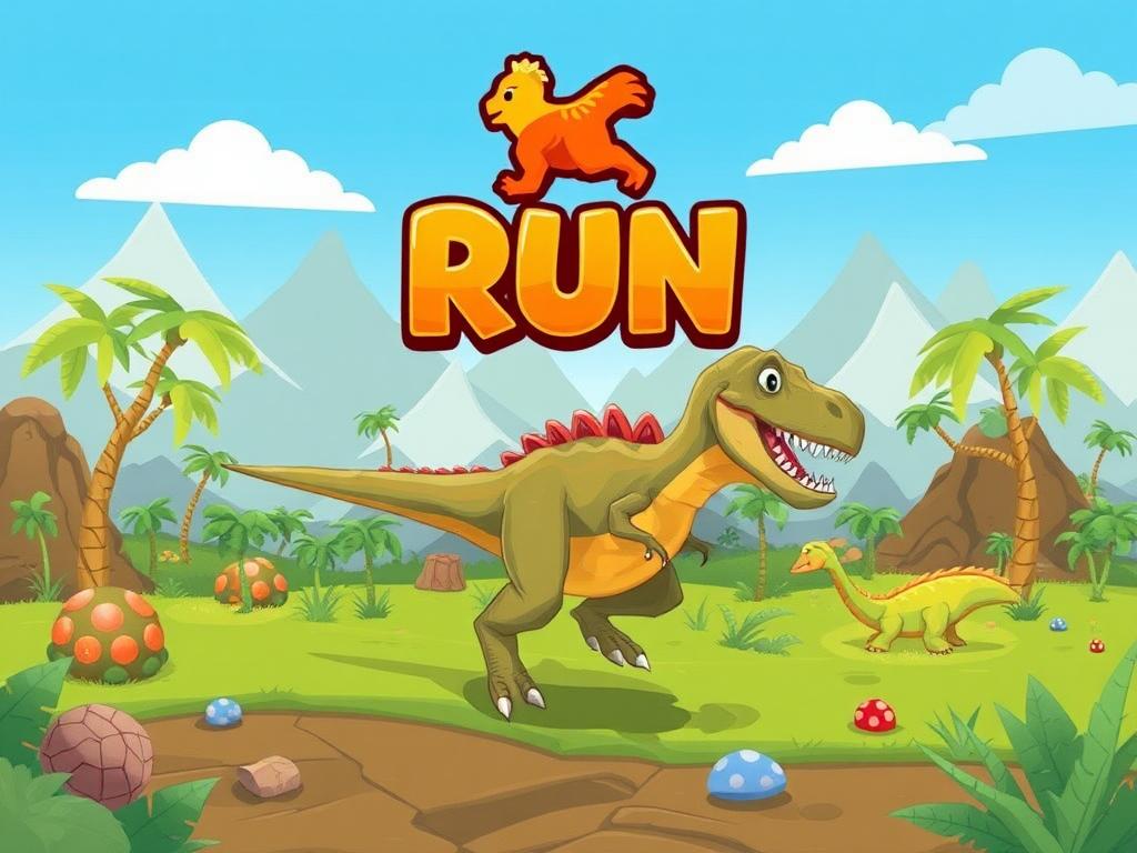 Google Dino Run Game фото