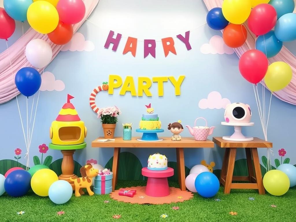 theme for a children's partyфото