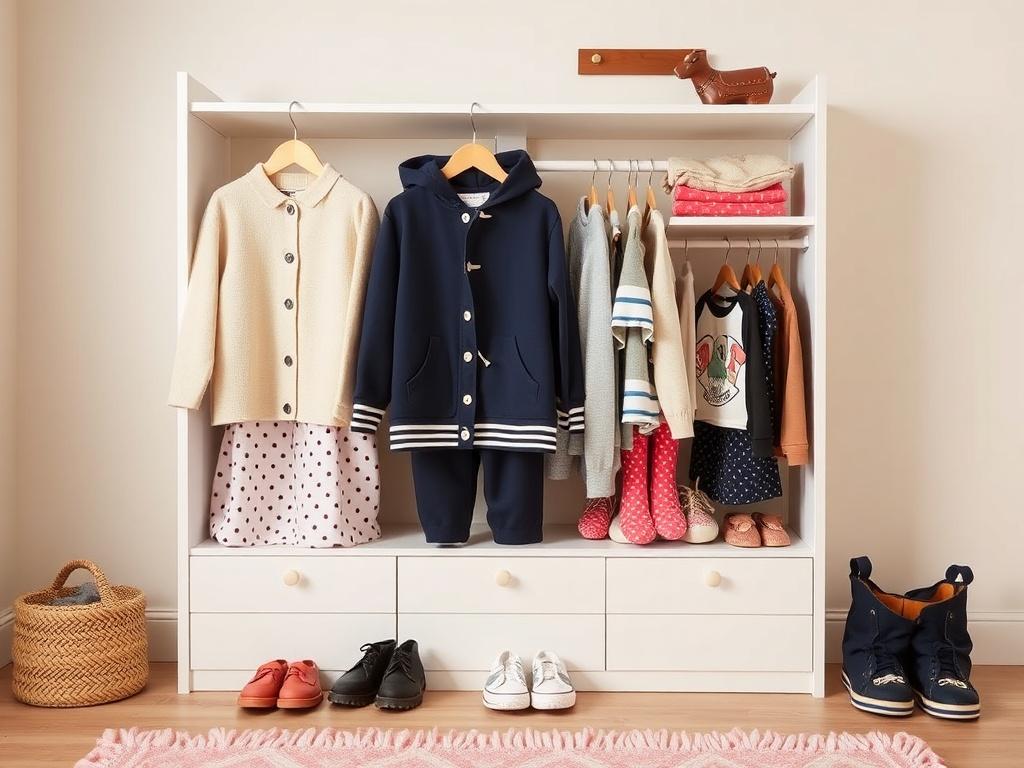 to assemble a child's wardrobe from a collection of brandsфото