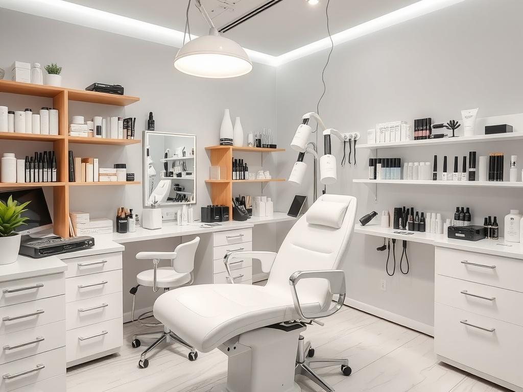 equipment of a modern cosmetology office equipment of a modern cosmetology officeфото