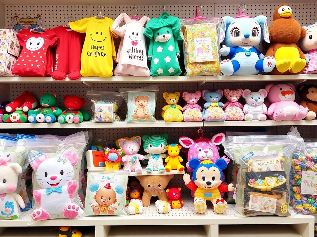 Children's products from a wholesale supplierфото