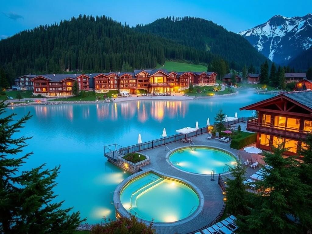 Swiss spa resortsфото